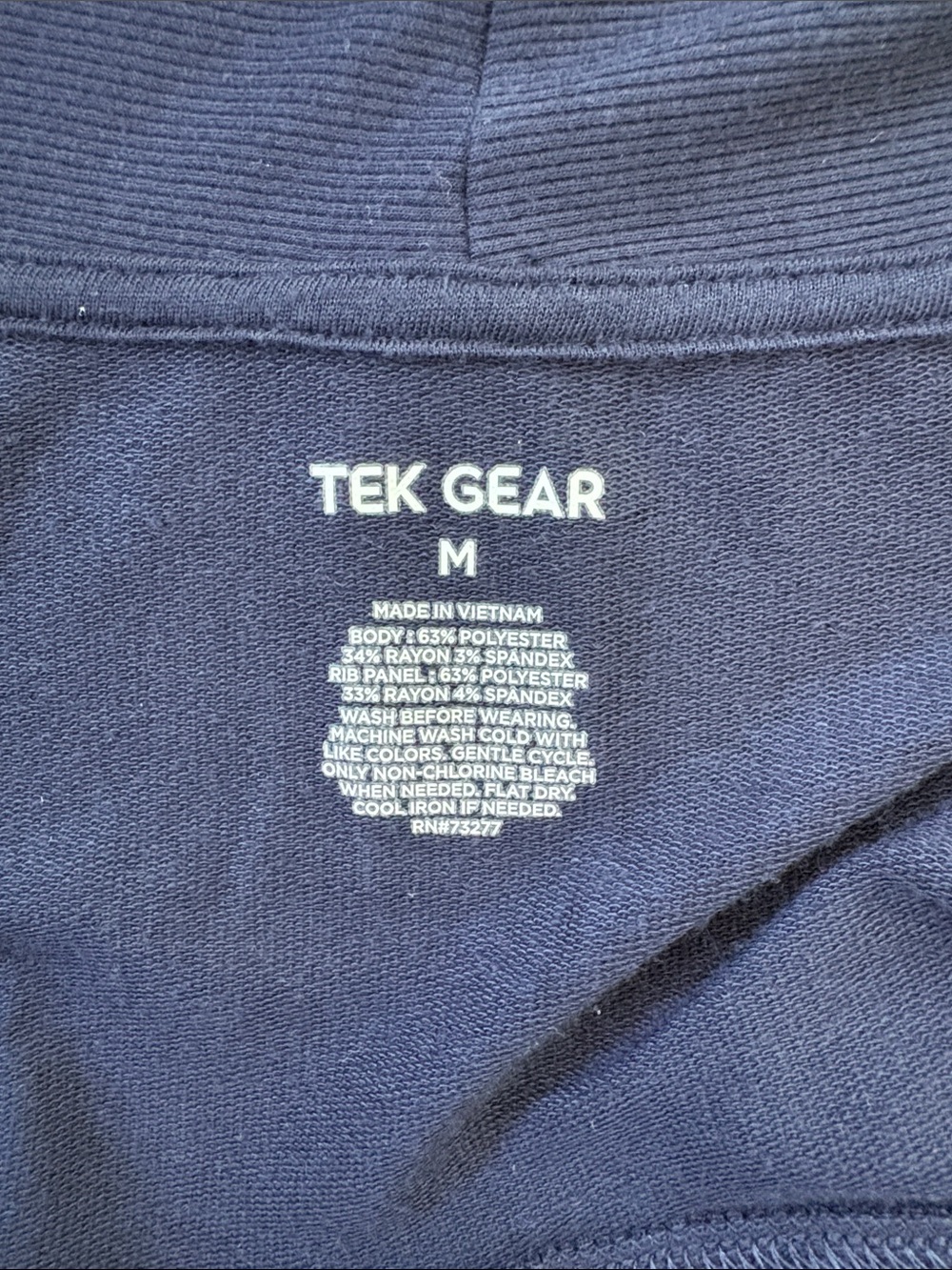 Teak Gear French Terry Wrap size Medium Navy - Picture 7 of 7